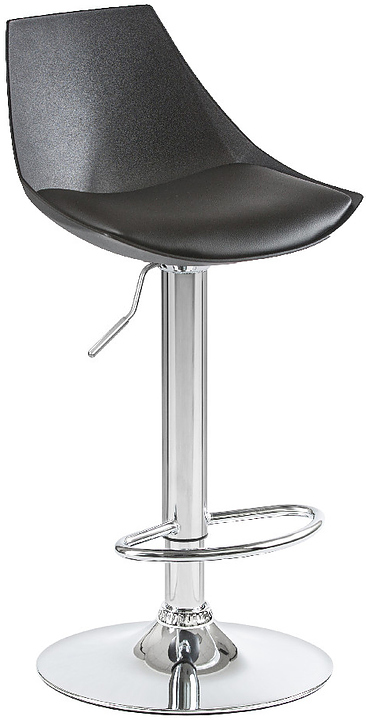 Стул барный DOBRIN 3000-LM ROCKY (черный, хром)