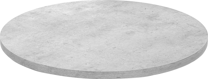 Столешница Sheffilton SHT-TT 90 (ЛДСП) круглая светло-серый бетон чикаго