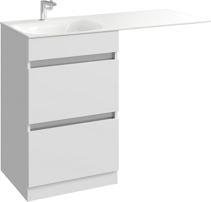 Тумба под раковину Aqwella Forma FOR01052 55 см 1 ящик