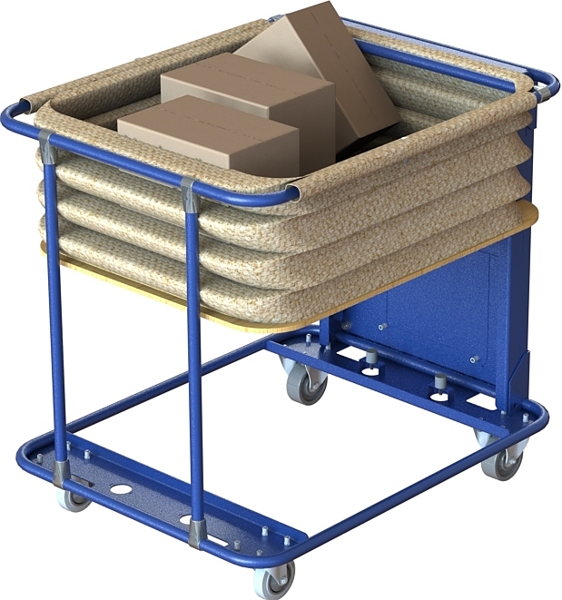 Тележка производственная MetallCart VK19 с подъемным дном