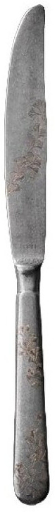 Нож столовый Narin 202530 Baget retro cornflower 23.4 см (материал нерж. сталь, Stonewashed состаренное покрытие)