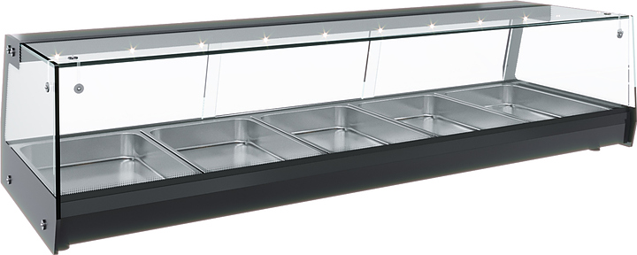 Витрина тепловая Carboma AC37 SH 1,5-1 (7 GN 1/3)