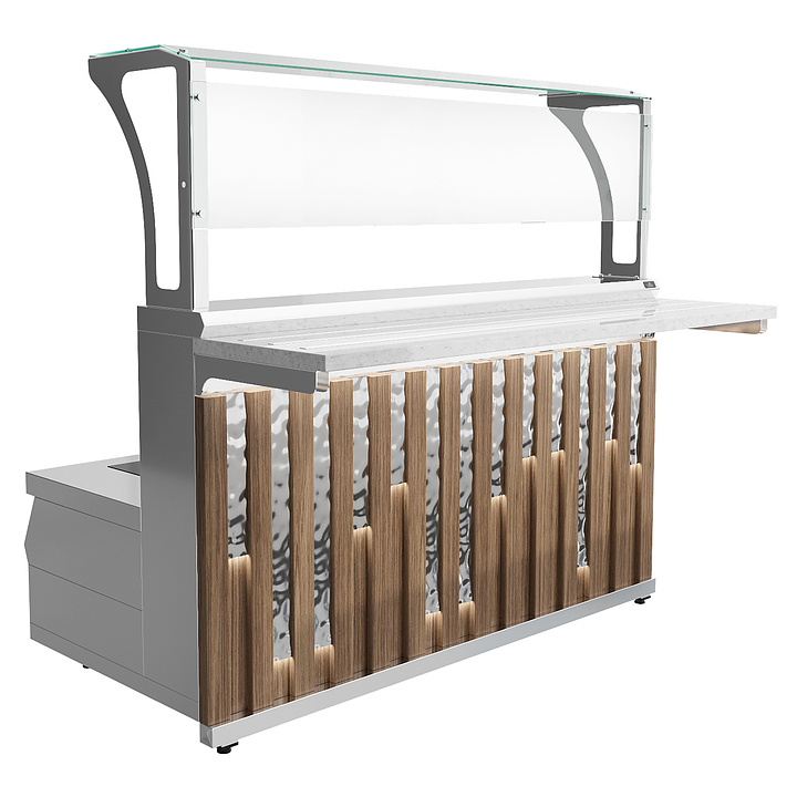 Мармит первых блюд Luxstahl МПИ (С)-1500 Premium Rain