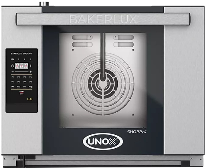 Печь конвекционная UNOX XEFR-04HS-EGDN Arianna без сливного отверстия (с уценкой)