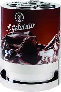 Витрина для мороженого ISA Il Gelataio 4(+4) T1