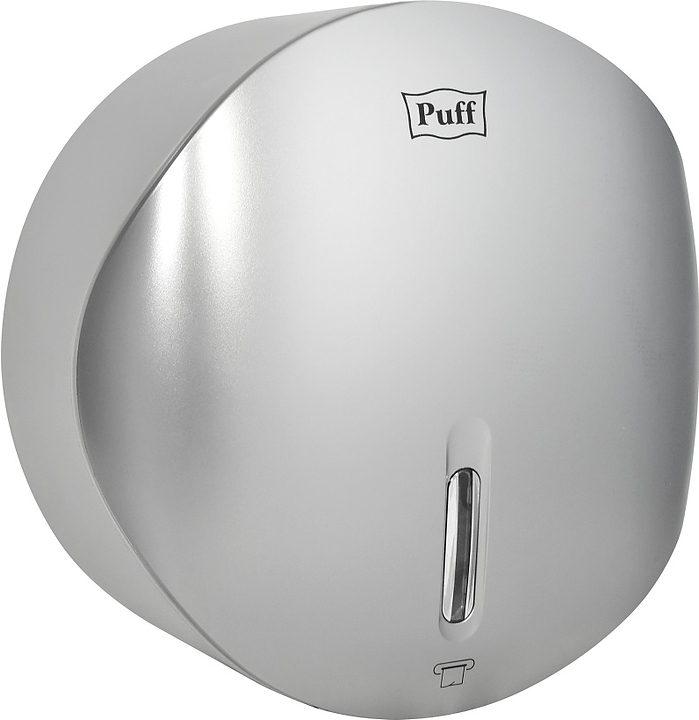 Диспенсер туалетной бумаги Puff 7145S с замком (АБС-пластик) хром