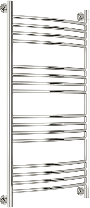 Полотенцесушитель водяной Сунержа Богема+ 100x50 см с выгнутой перемычкой, без покрытия