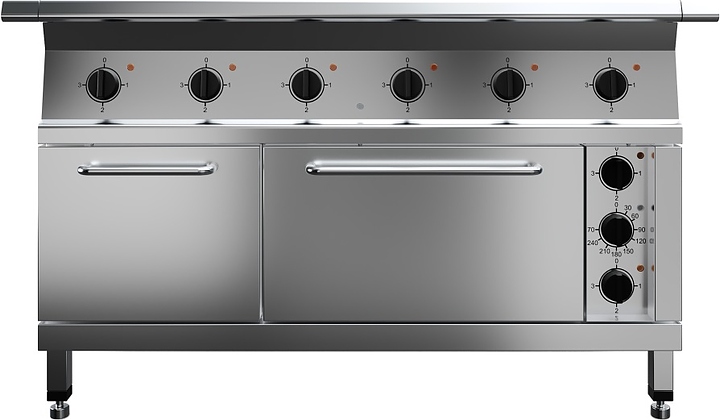 Плита электрическая Rada P9Q6/FP с жарочным шкафом