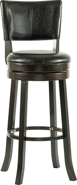 Стул барный DOBRIN 9090-LMU JOHN BAR (черный, капучино)