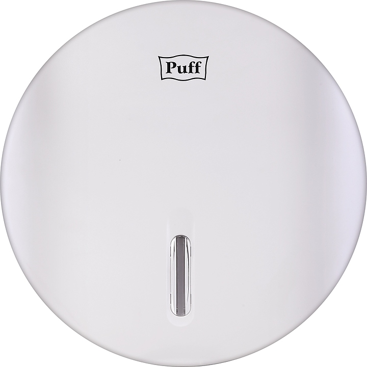 Диспенсер туалетной бумаги Puff 7145 с замком (АБС-пластик) белый