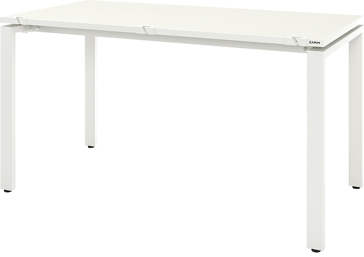 Стол офисный прямой ZAMM Формат 60х30 ТР с пропусками 1800х600, белый