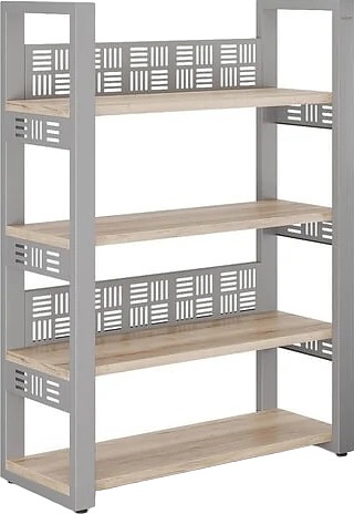 Стеллаж открытый КОБОР SO4-60/36 aluminum/natural