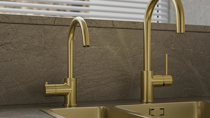 Система мгновенного кипячения воды 2 в 1 ArtisanTech 3300 LG, светлое золото