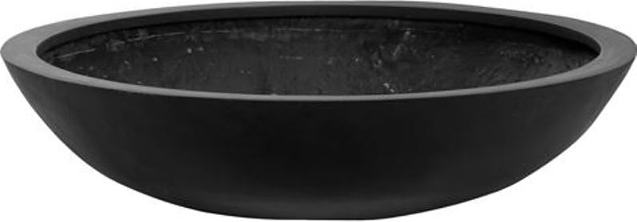 Кашпо Pottery Pots Jumbo bowl (85х22 см) черное матовое