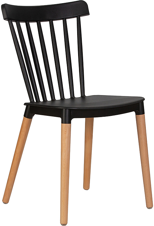 Стул обеденный DOBRIN 687PP-LMZL THEO (черный)