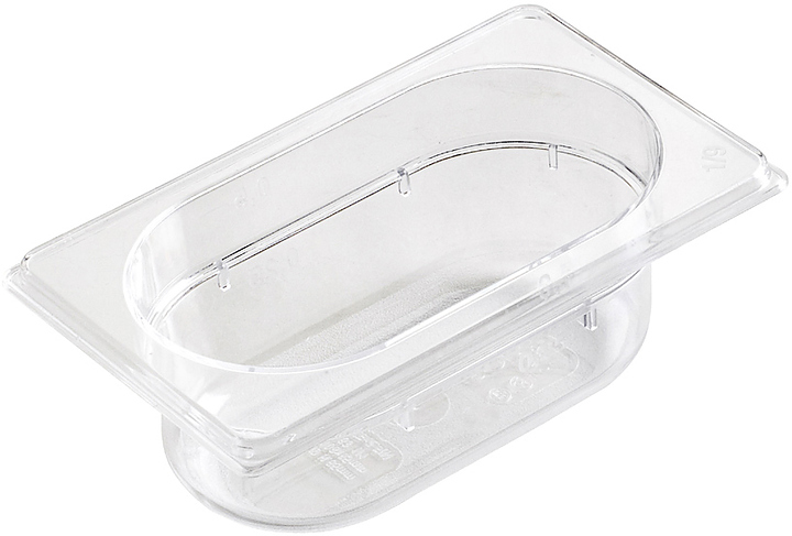 Гастроемкость InoxMacel 30.40.00.1900.0600 GN 1/9-65 (176x108x65) поликарбонат