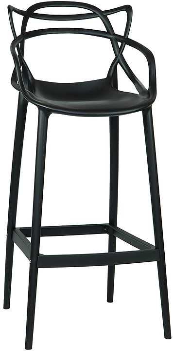 Стул барный DOBRIN 601CPP-LMZL MASTERS BAR (черный) 4 шт.