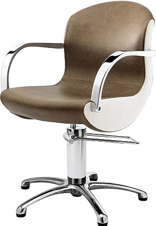 Кресло парикмахерское Karisma K220.8R CHIOCCIOLA, коричневое