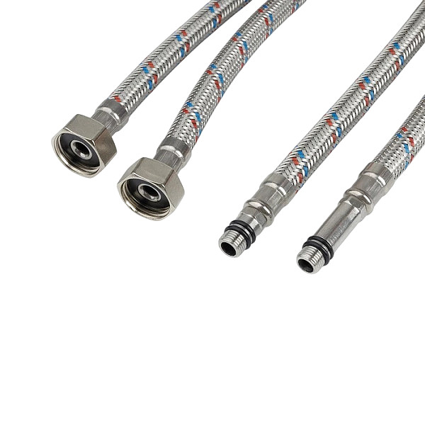 Подводка гибкая IDDIS Optima Home 926CBS08ZP F1/2xM10S, F1/2xM10L, 0,8 м