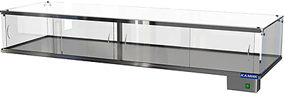 Витрина нейтральная КАМИК 2000х650х300(400) мм
