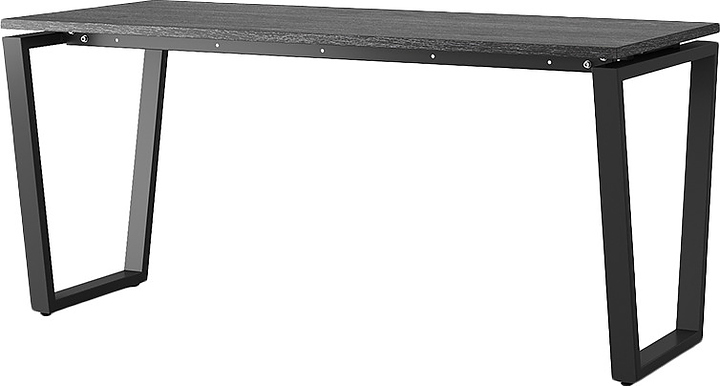 Стол офисный КОБОР OTR-80/80 black/glazed