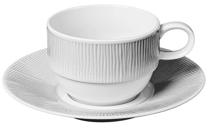 Чайная пара Noble Neo Silk 306605А 270 мл белый