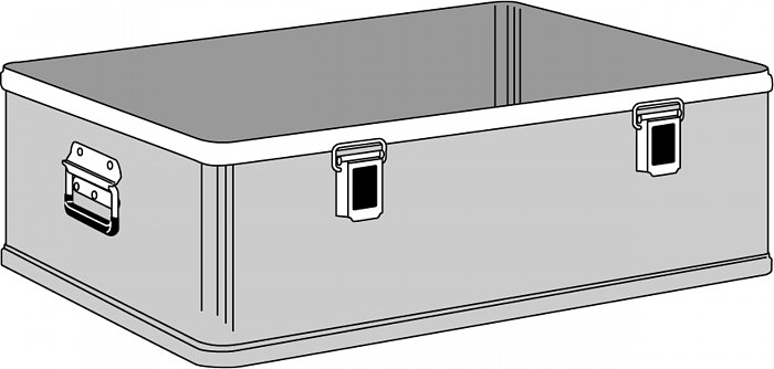 Секция транспортировочного бокса нижняя ZARGES K 470 40504 Plus (750x550x220 мм)