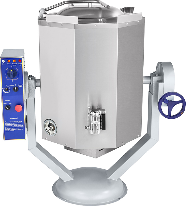 Котел пищеварочный Abat КПЭМ-60-ОМР со сливным краном