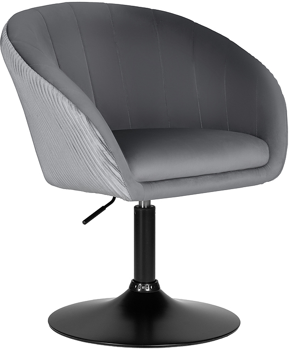 Кресло обеденное DOBRIN 8600-LM EDISON BLACK (серое)