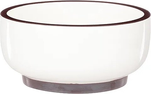 Салатник Kunstwerk Bliss CHB6193-1137C 600 мл d=14 см h=6,5 см (фарфор) белый