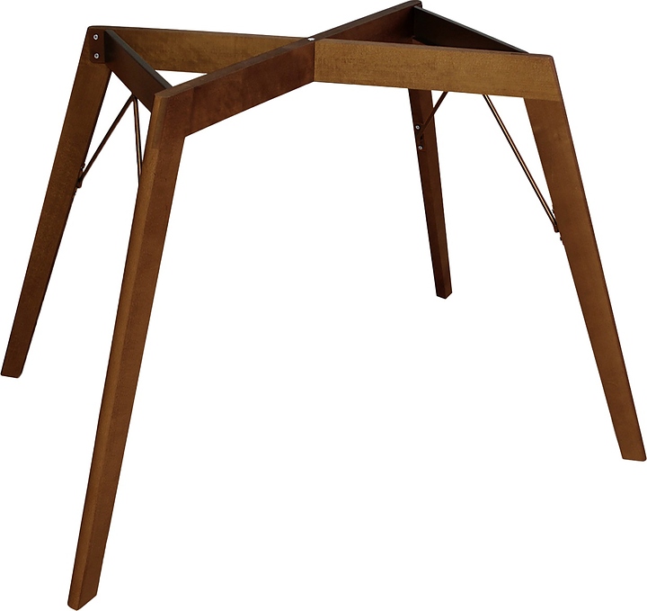 Подстолье Sheffilton SHT-TU9-2 (дерево / металл) темный орех