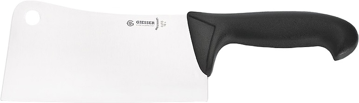 Нож-топорик для рубки мяса Giesser 886655 20 L=20 см (нерж. сталь / пластик) с черной рукояткой