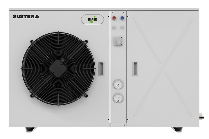 Компрессорно-конденсаторный блок SUSTERA Rime iM1-W-LN-OS-SF6 1405x710x925 мм с регулировкой производительности, металлический, белый