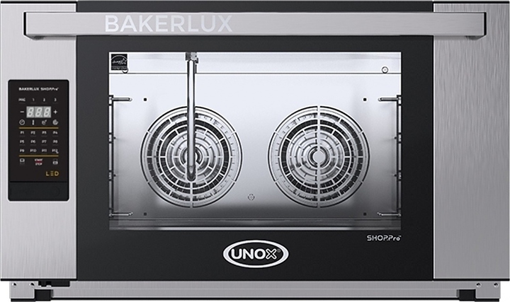 Печь конвекционная UNOX XEFT-04EU-ELDV-DR со сливным отверстием