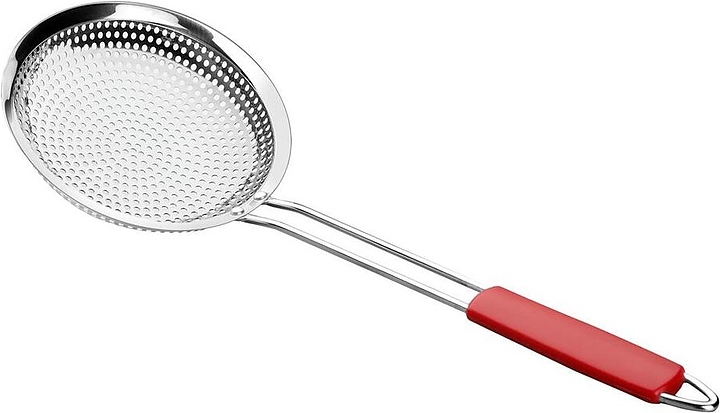 Шумовка P.L. Proff Cuisine 81240801 d=16,5 см l=44 см (нерж. сталь) с пластиковой ручкой