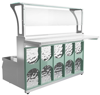 Мармит первых блюд 3-конфорочный Luxstahl МПЧ (С)-1500 Premium Mirror (Зеркало)