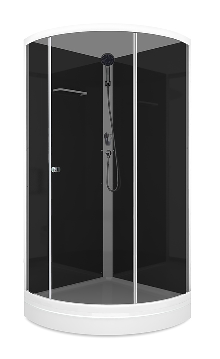 Душевая кабина без крыши Domani-Spa Simple 99 Eco DS01ESm99LBT00 90х90 см