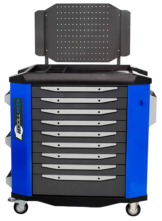 Тележка инструментальная КМК завод TOOLLBOX Premium TBP-9 405 кг, RAL 2008/RAL 5005