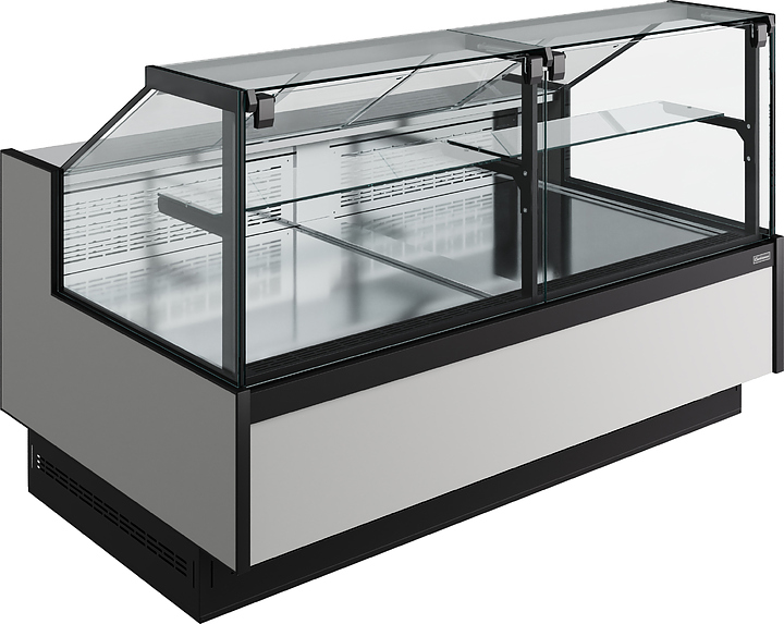 Витрина холодильная Carboma Atrium 3 GC120 VM 2,0-1 выдвижные поддоны версия 2.0 (без боковин, динамика)