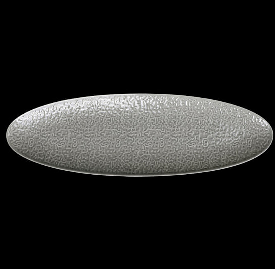 Блюдо овальное Corone Nori LQ-QK15294-GRY 440х140 мм