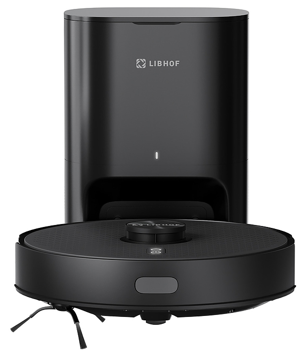 Робот-пылесос Libhof VCWD-L9633 black 45 Вт со станцией самоочистки, черный