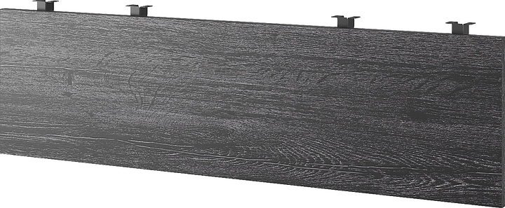 Нижний подвесной экран КОБОР EN-120 black/glazed (ЛДСП)