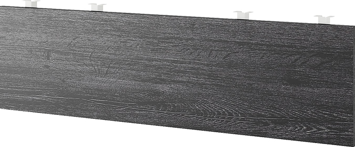 Нижний подвесной экран КОБОР EN-120 white/glazed (ЛДСП)