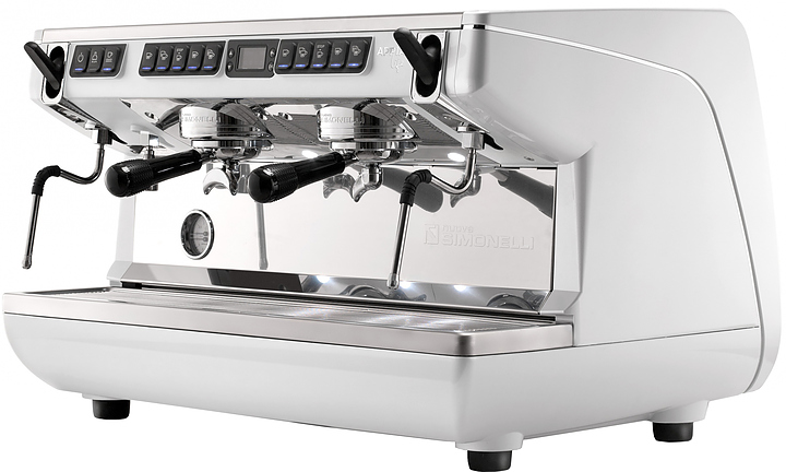 Кофемашина автоматическая Nuova Simonelli Appia Life 2gr Timer 220V white+high groups+economizer