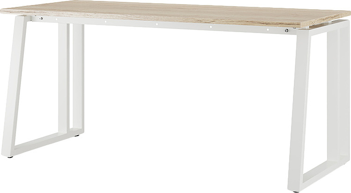 Стол офисный КОБОР TS2-80/80 white/natural