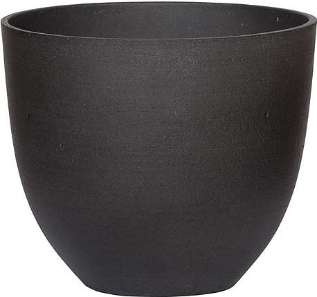 Кашпо Pottery Pots Coral (18х15 см) черное