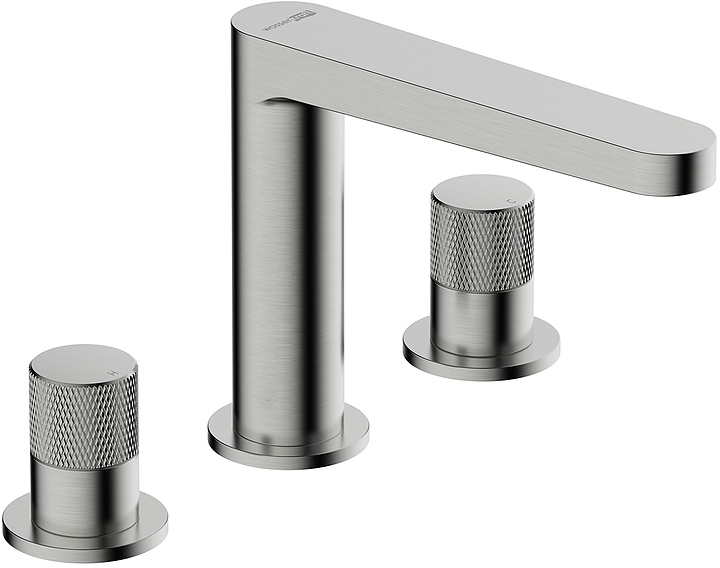 Смеситель для раковины встраиваемый Wasserkraft Tauber 6435 никель