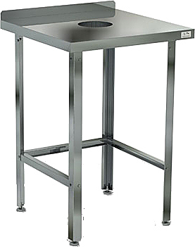 Стол для сбора пищевых отходов КОБОР СРОБ-60/70/430