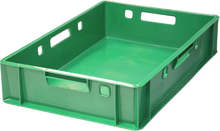 Ящик для мяса ТАРА.РУ 205 600х400х120 мм Е1 зеленый