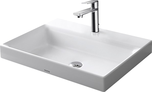 Раковина полувстраиваемая TOTO MH LW1617C 70x46 см, керамика